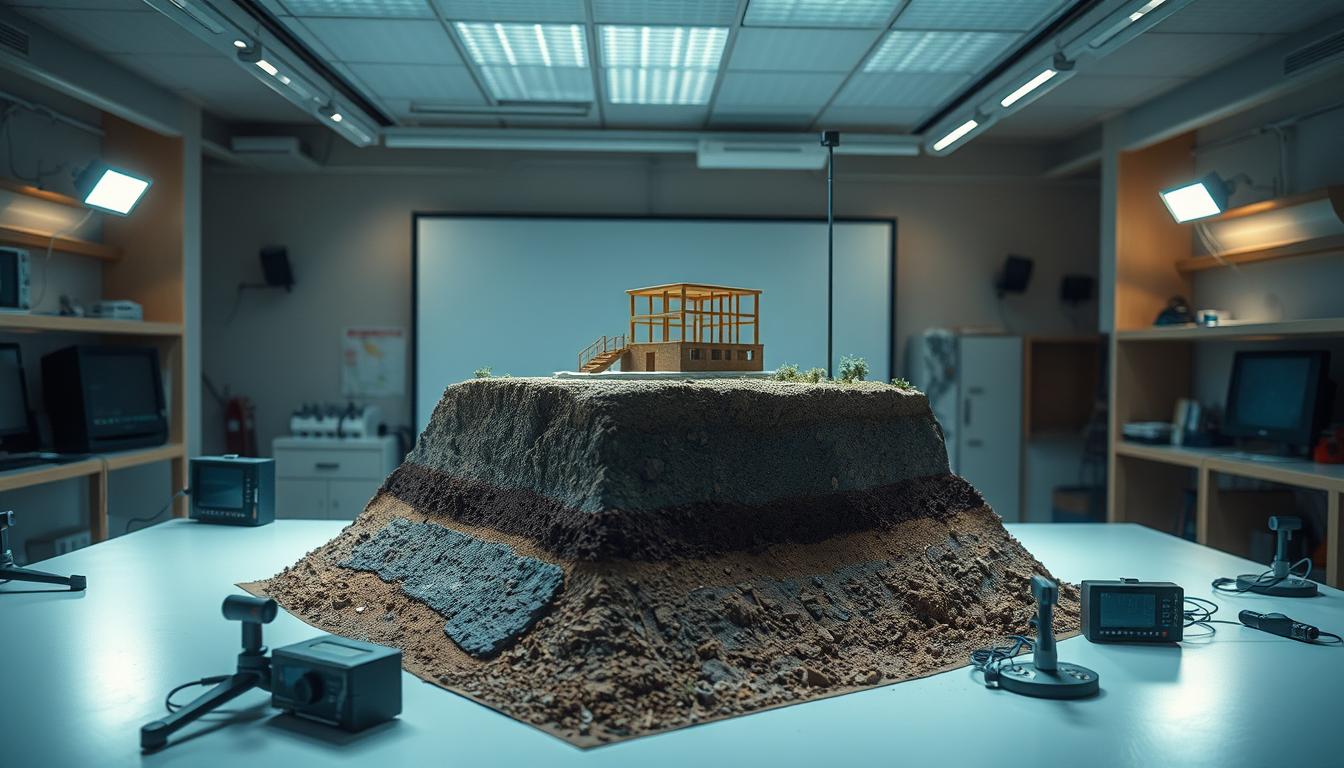 buried structure modeling simulators for students