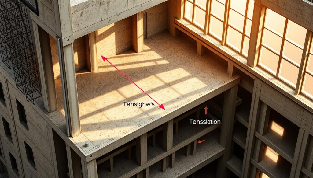 load paths in vertical structures