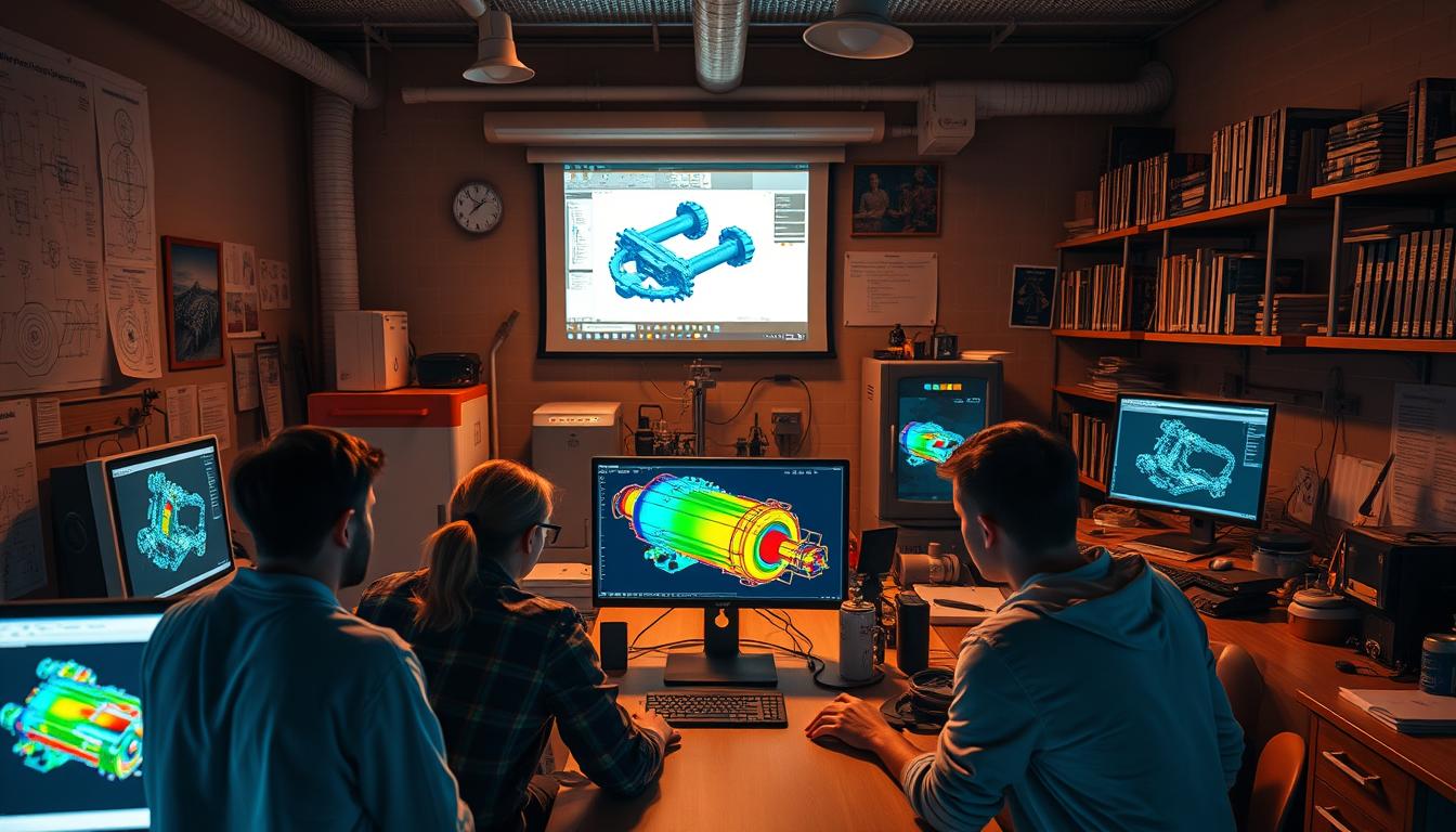 simulators for stress analysis teaching for engineering students