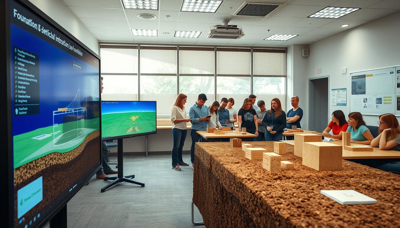 simulators for teaching foundation soil interaction