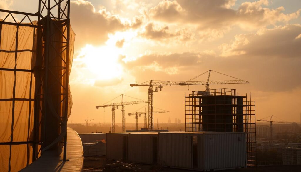 temporary structures in construction