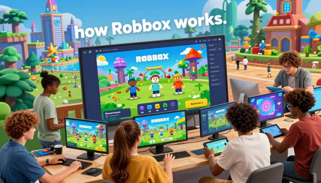 como funciona Roblox