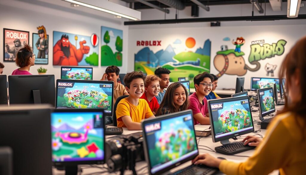 plataforma de criação de jogos Roblox