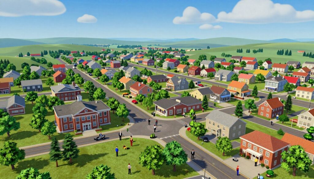 mapa do jogo Brookhaven RP