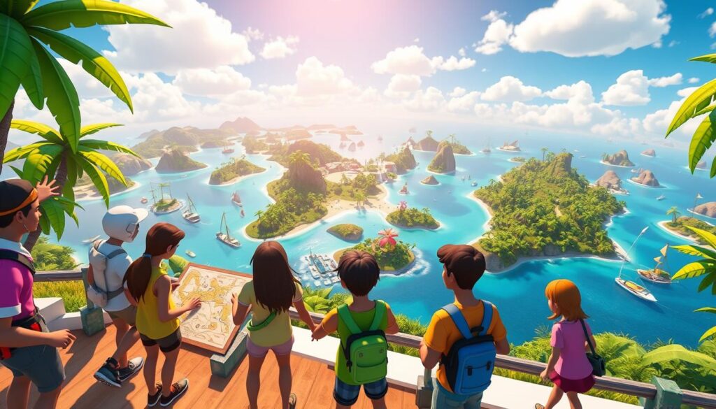 navegação Blox Fruits